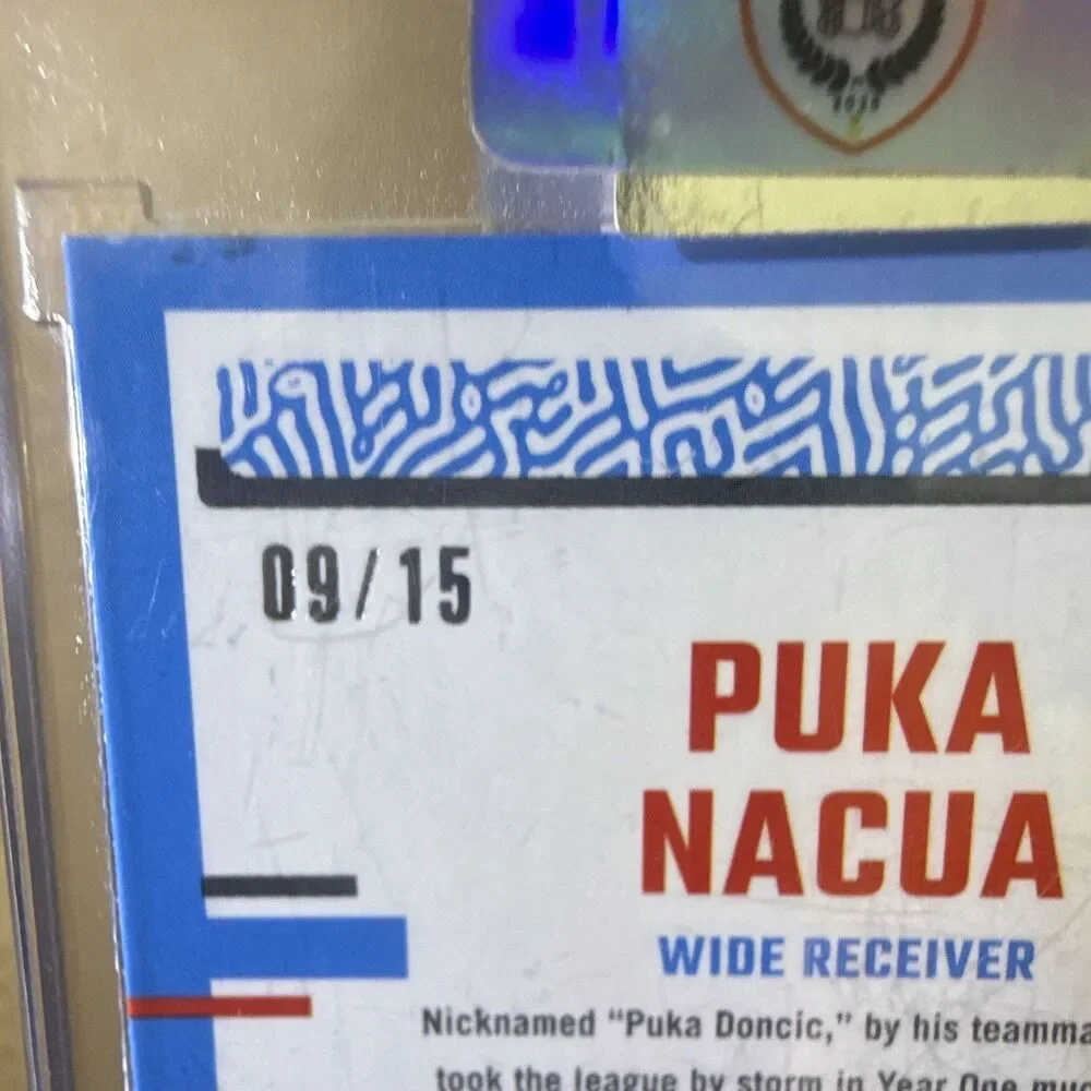 2023 Donruss Optic Puka Nacua Rated Rookie Purple Stars #238 /15 Rams🔥